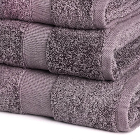 Karaca Home Joey Egyptian Cotton Towel Set, Anthracite