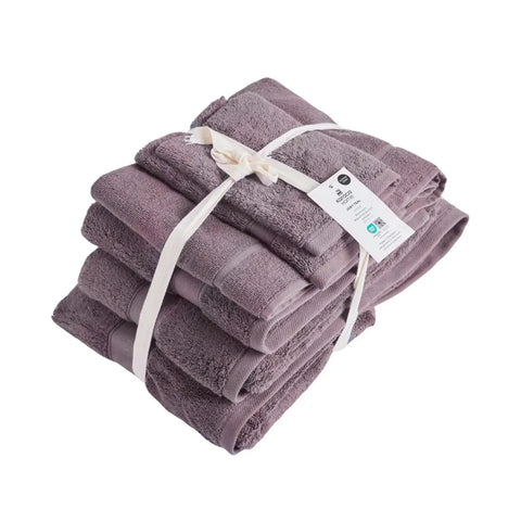 Karaca Home Joey Egyptian Cotton Towel Set, Anthracite