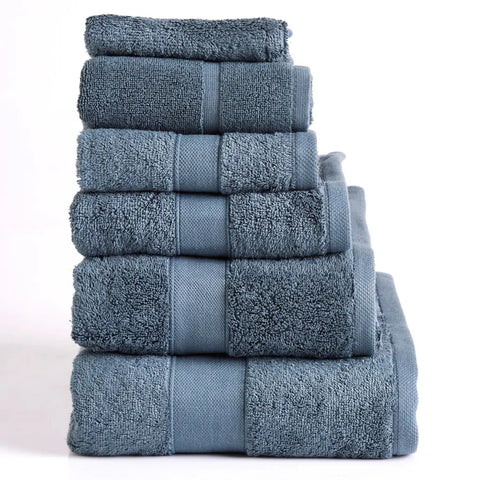 Karaca Home Joey Egyptian Cotton Towel Set, Teal