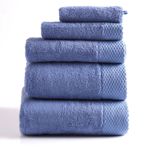 Karaca Home Chandler Modal Towel Set, Blue