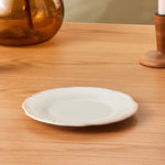 Karaca Elizabeth Ceramic Side Plate, 20cm, Ecru