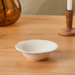 Karaca Elizabeth Ceramic Cereal/Soup Bowl, 16cm, Ecru