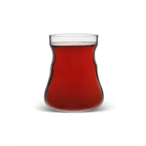 Karaca Touch Glass Turkish Tea Glass, 155ml, Transparent