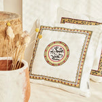 Karaca X Arslantepe Maldia Embroidered Cushion, 45cmx45cm, Mustard