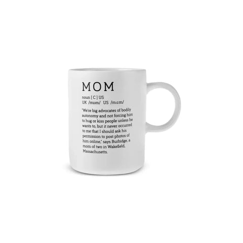 Karaca Tomris Mom Mug, 370 ml, White