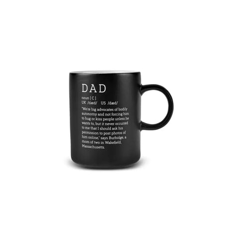 Karaca Tomris Dad Mug, 370 ml, Black