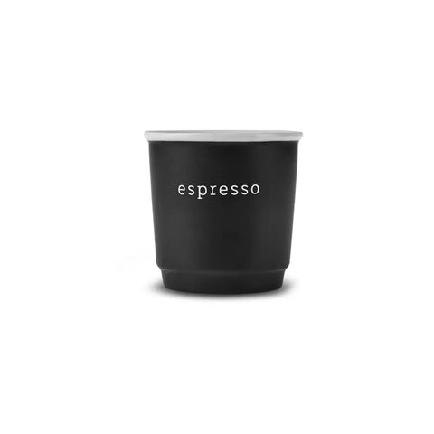 Karaca Tomris Porcelain Espresso  Turkish Coffee Cup, 90 ml, Black