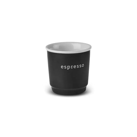 Karaca Tomris Porcelain Espresso  Turkish Coffee Cup, 90 ml, Black