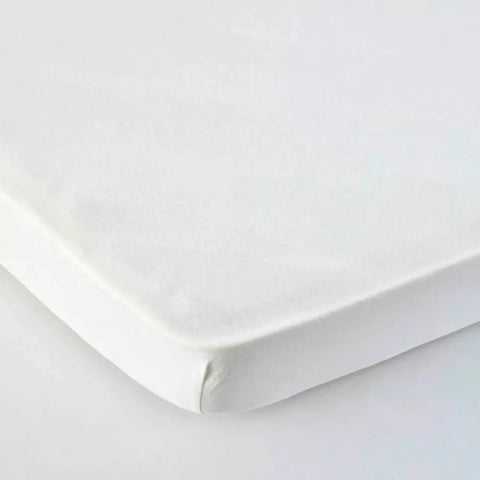 Karaca Home Jersey Fitted Sheet, Super King, White