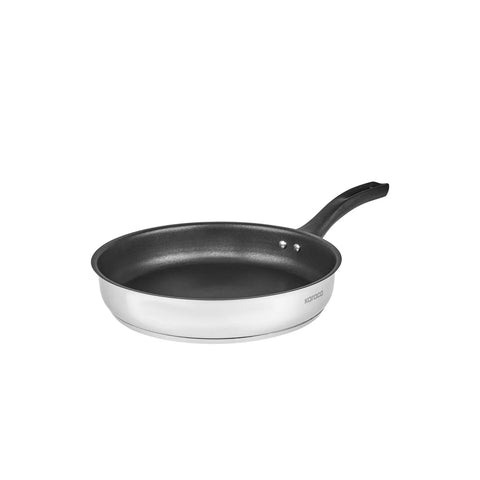 Karaca Gastro Stainless Steel Frying Pan, 26cm, Silver