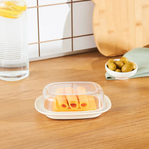 Karaca Girona 2-Piece Breakfast Storage Container, Cream