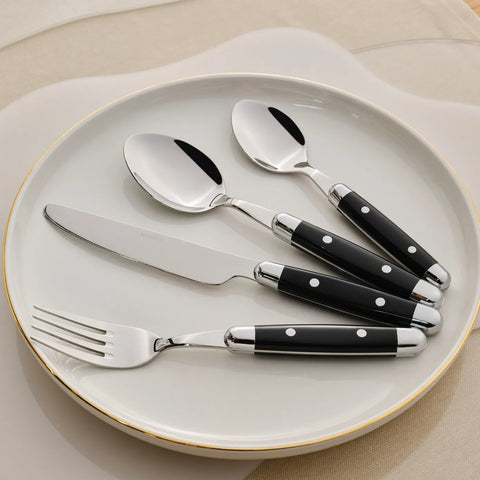 KARACA ALİNA 24-PIECE 6 PEOPLE, BLACK01