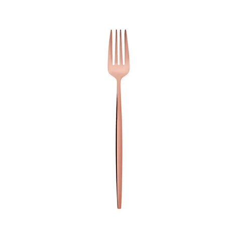 Karaca Orion 30-Piece Stainless Steel Cutlery Set for 6 People, Shiny Rose Gold