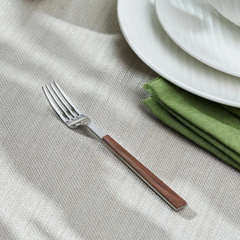 Karaca Salzburg Stainless Steel Dessert Fork, 16.2cm, Brown