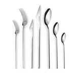 Karaca Look 84-Piece 316+ Stainless Steel Cutlery Set for 12 People, Silver