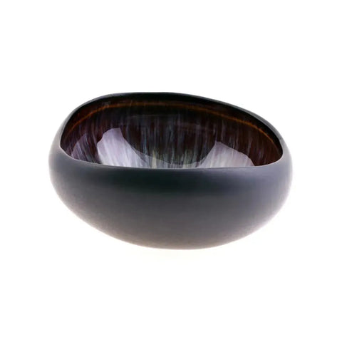 Karaca Galactic 4-Piece Reactive Bowl, 14cm, Black