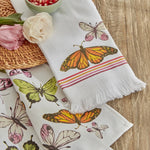 Karaca Home Butterfly 2-Piece 100% Cotton Kitchen Towl, 40cmx60cm, Multi