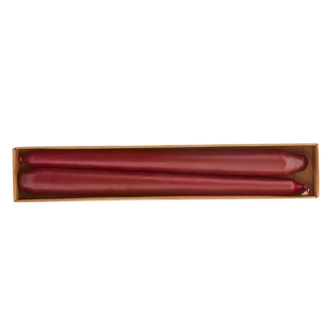 Karaca Home Andy 2-Piece Candle, 24cm, Burgundy