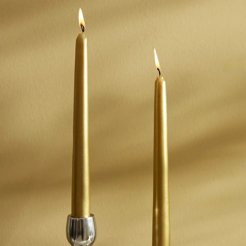 Karaca Home Andy 2-Piece Candle, 24cm, Gold