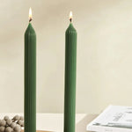 Karaca Home Wave 2-Piece Candle, 2cmx23cm, Green