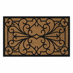 Kaşmir Rugs 7/24 Damask Coco Rubber Door Mat 45cmx75cm, Multi