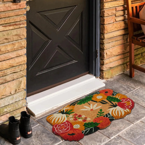 Kaşmir Rugs 7/24 Garden Coco Door Mat, 45cmx75cm, Multi