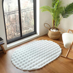 Kaşmir Rugs 7/24 Cosy Premium Bubble Rug, 100cmx150cm, White