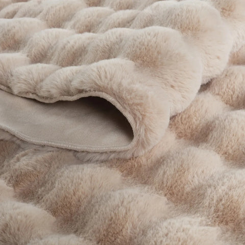 Kaşmir Rugs 7/24 Cosy Premium Bubble Rug, 80cmx150cm, Beige