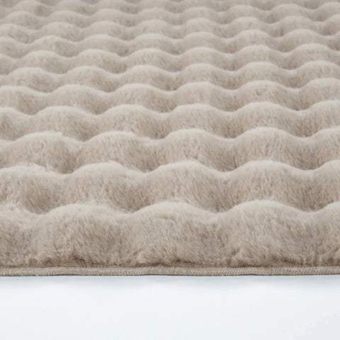 Kaşmir Rugs 7/24 Cosy Premium Bubble Rug, 80cmx150cm, Beige