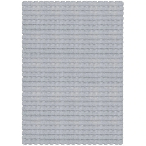 Kaşmir Rugs 7/24 Cosy Premium Bubble Rug, 80cmx150cm, Light Grey