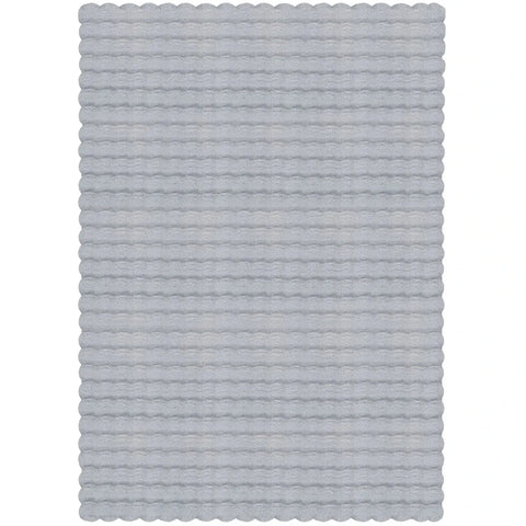 Kaşmir Rugs 7/24 Cosy Premium Bubble Rug,  100cmx150cm, Light Grey 