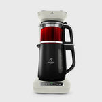 Karaca Caysever Robotea Pro 4 in 1 Talking Automatic Tea Maker Kettle and Filter Coffee Maker, 2500W, Starlight