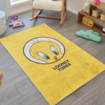 Kaşmir Rugs Tweety Decorative Art Children and Young Rug, 100cmx150cm, Yellow Multi