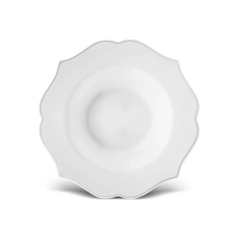 Karaca Melinda 24-Piece Porcelain Dinner Set for 6 People, White