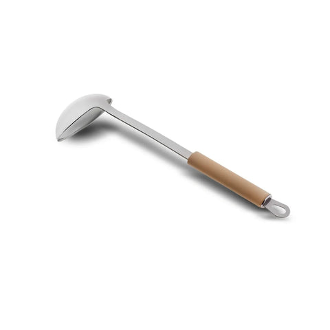 Karaca Lana Stainless Steel Ladle, 29cm, Cream