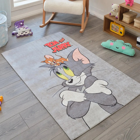 Kaşmir Rugs Tom&Jerry Children and Young Rug, 100cmx150cm, Grey