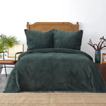 Karaca Home Joena Soft Bedspread Set, Double, Green