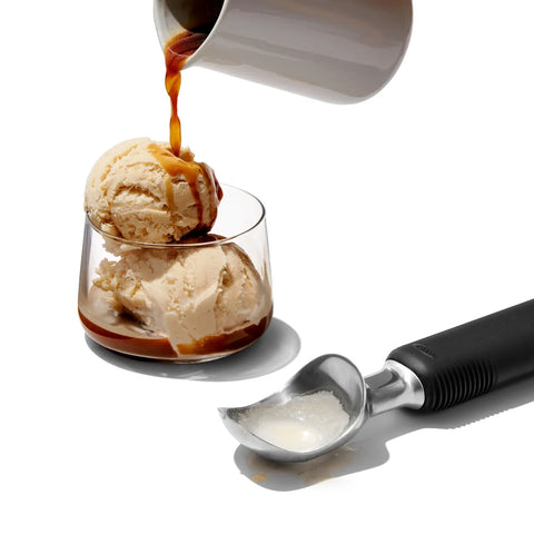 Oxo Stainless Steel Ice Cream Scoop, Black