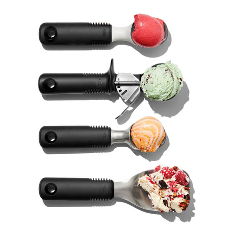 Oxo Stainless Steel Ice Cream Scoop, Black