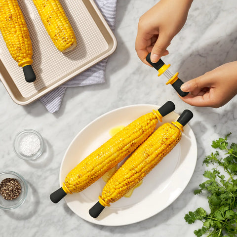 Oxo Corn Holders, Black