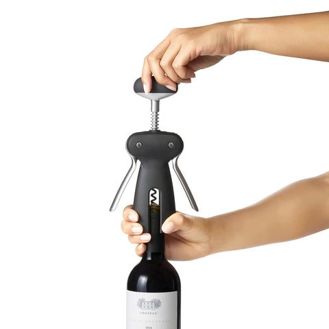 OXO Steel Winged Corkscrew With Removable Foil Cutter