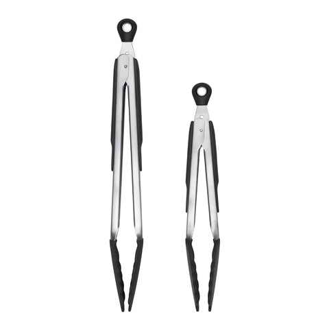   OXO Good Grips 9-in Tongs with Silicone Heads