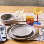 Karaca Moonstone 12-Piece Stoneware Dinner Set for 4 People