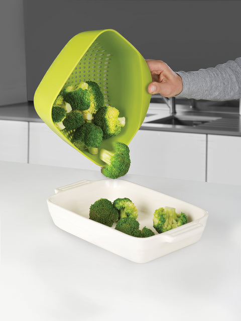 Joseph Joseph Square Colander, Green