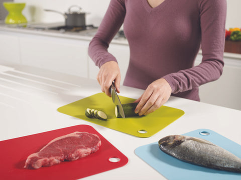 Joseph Joseph Pop 3 Piece Chopping Mat Set, Multicolour