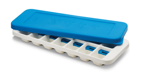 Joseph Joseph Quick Snap Plus Stackable Ice-Cube Tray, Blue White