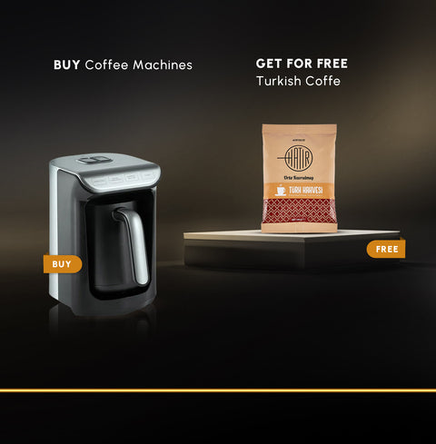 Karaca Hatır Barista Cappuccino and Turkish Coffee Maker, 735W, Anthracite