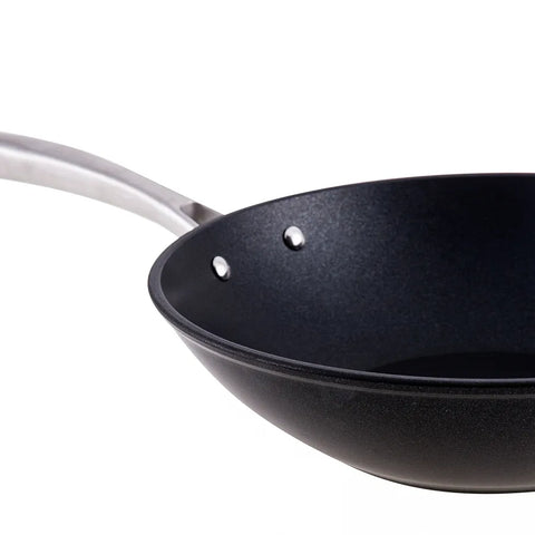 Karaca BioDiamond Pro Non-Stick Induction Wok Pan, 28cm, Black