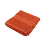 Karaca Home Back To Basic 100% Turkish Cotton Hand Towel, 50cm x 90cm, Tile Red