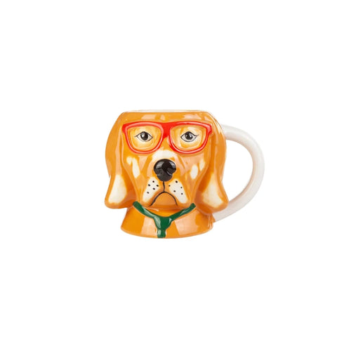 Karaca Animal Dog Stoneware Mug, 489ml, Multi